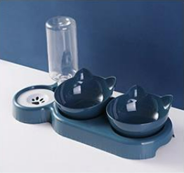 KFX-0737597 Anti-tumble Automatic Cat Feeding Water Fountain in Various Colors