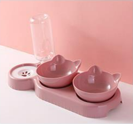 KFX-0737597 Anti-tumble Automatic Cat Feeding Water Fountain in Various Colors