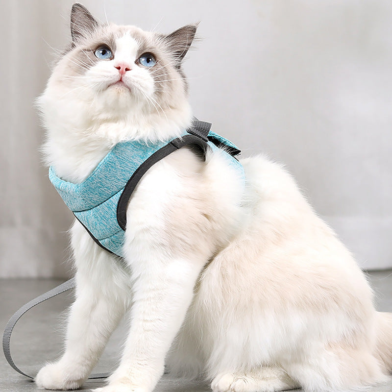 KFX-0742461 Lightweight Breathable Cat Leash and Chest Strap in Multiple Colors