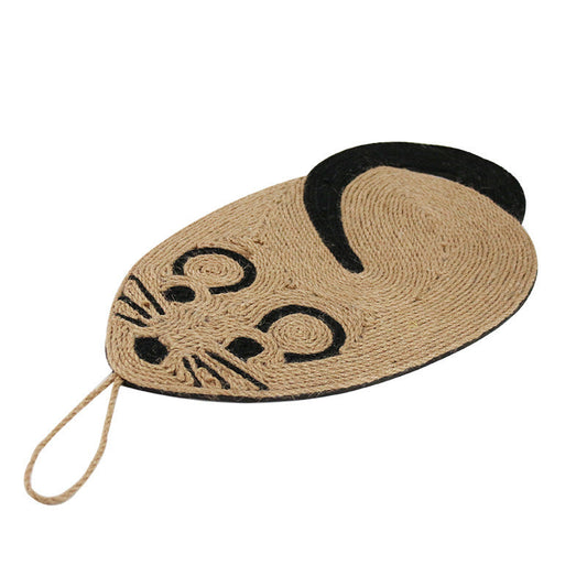 KFX-0743357 Sisal Cat Scratching Pad in Mouse Design - Claw Sharpener Included