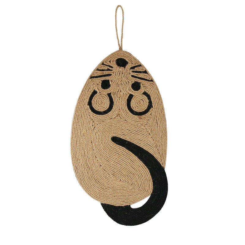 KFX-0743357 Sisal Cat Scratching Pad in Mouse Design - Claw Sharpener Included