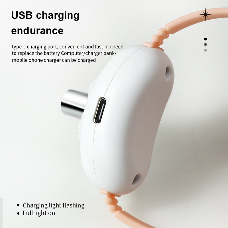 KFX-0744637 Interactive USB Charge Laser Teaser Collar for Cats - Smart Playful Toy