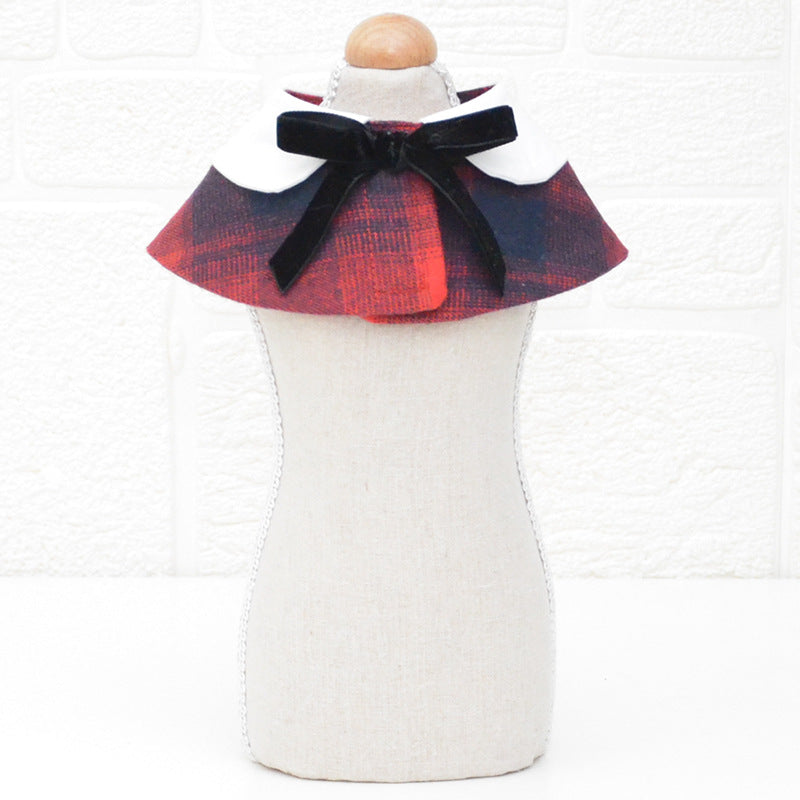 KFX-0745405 Pet Shawl Bow Tie Bib - Stylish Cloth Accessory in Various Colors and Sizes