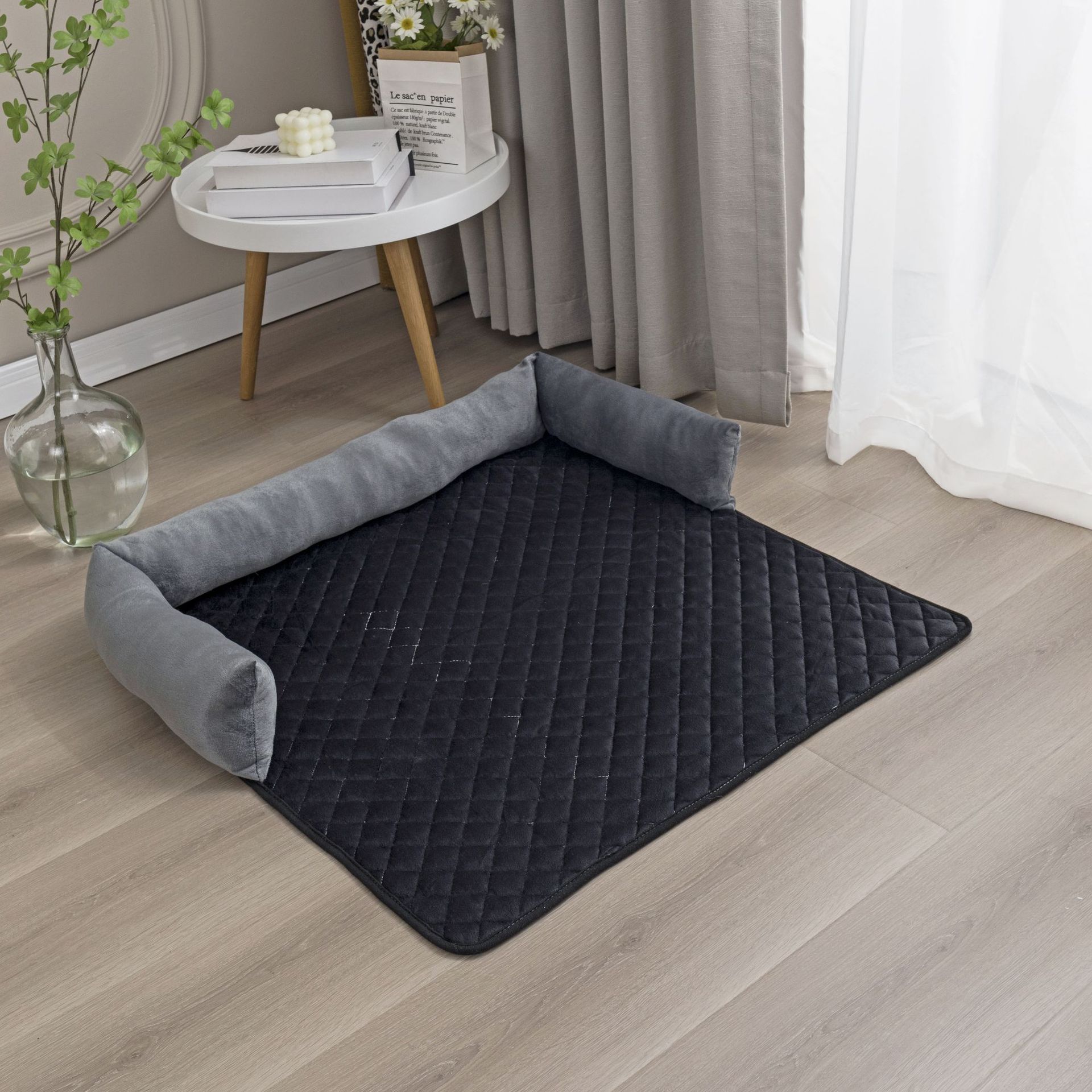 KFX-0747197 Plush Pet Nest Sofa with Removable, Washable Cushion in Multiple Colors