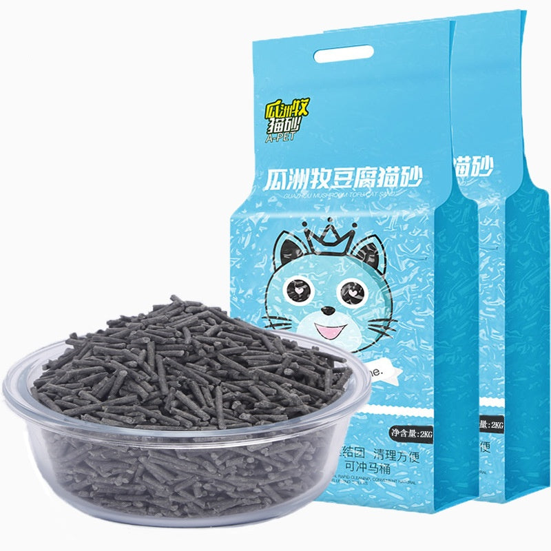 KFX-0748989 Green Tea Cat Litter - Absorbent & Deodorizing (2kg or 4kg Options)
