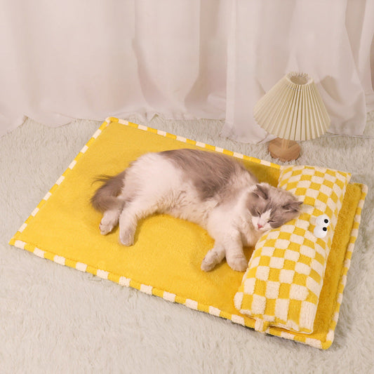 KFX-0750397 Universal Four Seasons Dog Cushion and Cat Sleeping Mat - Large Size for Pets Up to 17.5 kg