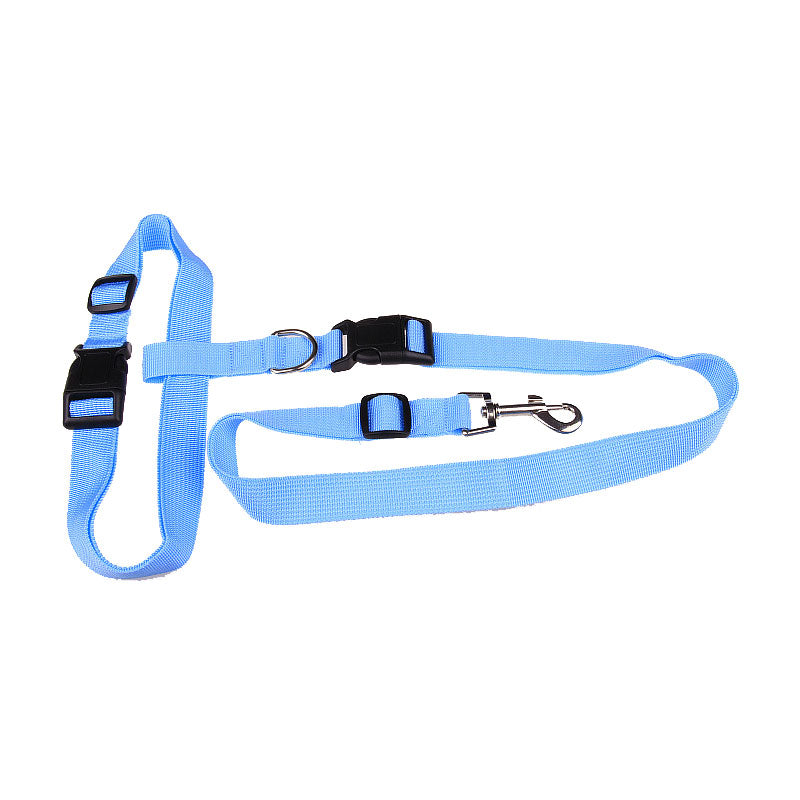 KFX-0752701 Adjustable 120m Nylon Traction Rope for Morning Dog Runs, Suitable for Waist Sizes up to 110cm