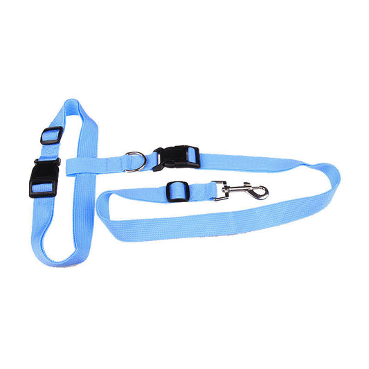 KFX-0752701 Adjustable 120m Nylon Traction Rope for Morning Dog Runs, Suitable for Waist Sizes up to 110cm