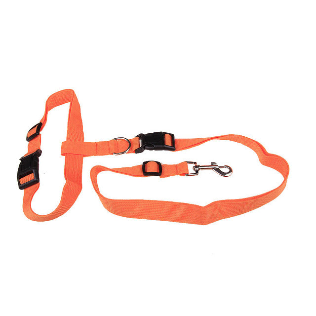 KFX-0752701 Adjustable 120m Nylon Traction Rope for Morning Dog Runs, Suitable for Waist Sizes up to 110cm