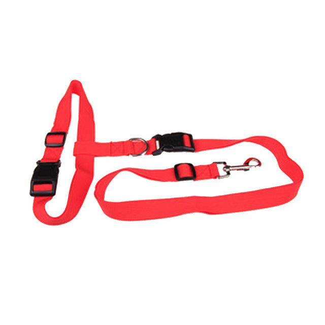 KFX-0752701 Adjustable 120m Nylon Traction Rope for Morning Dog Runs, Suitable for Waist Sizes up to 110cm