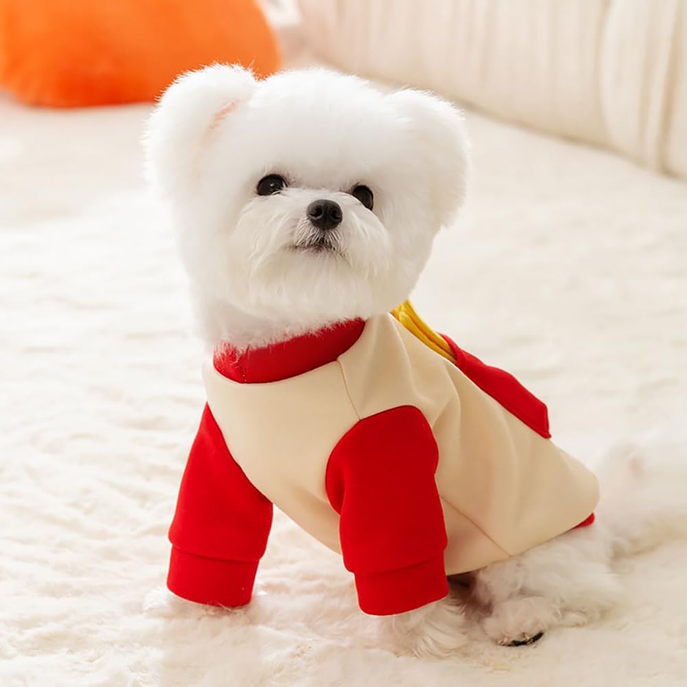 KFX-0756157 Cozy Dog Sweaters with Leash Loop for Small and Medium Dogs