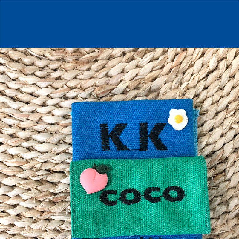 KFX-0757949 Customizable Dog Embroidered Nameplate Stickers for Pet Names in Various Colors