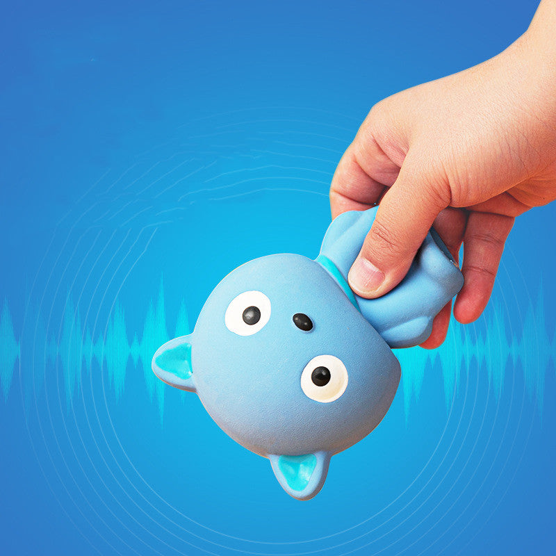 KFX-0765245 Interactive Elf Cat Sound Toy for Training and Entertainment - Latex Material