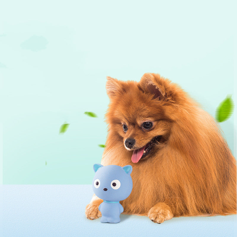 KFX-0765245 Interactive Elf Cat Sound Toy for Training and Entertainment - Latex Material