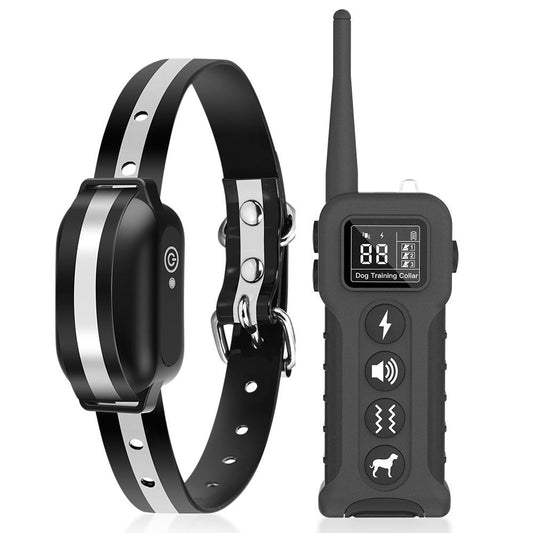 KFX-0766397 Remote Control Dog Trainer with Voice Control and Bark Stop Feature