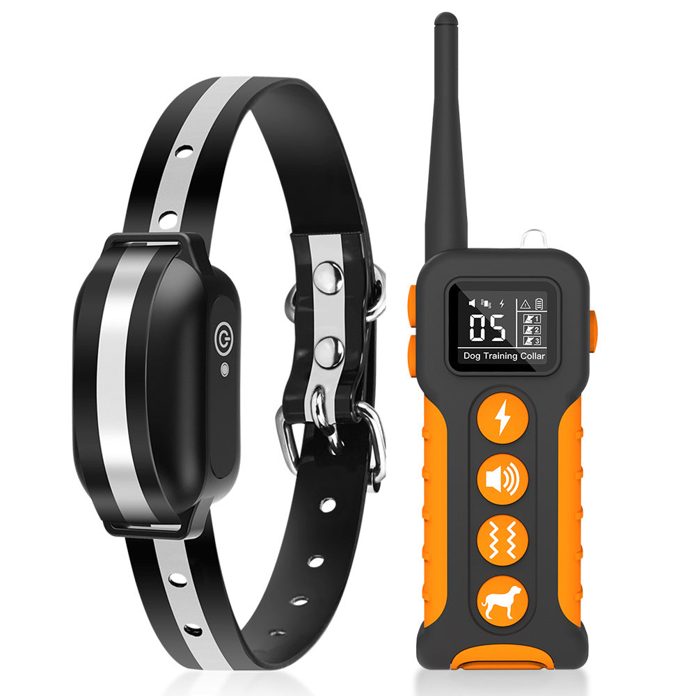 KFX-0766397 Remote Control Dog Trainer with Voice Control and Bark Stop Feature