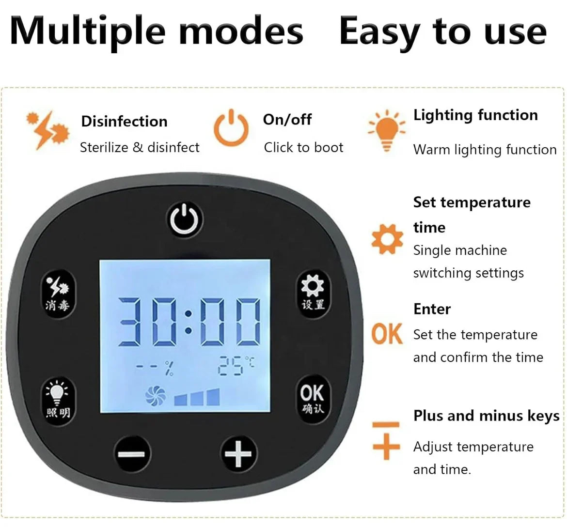 KFX-076947 Efficient Automatic Pet Dryer Box with Smart Temperature Control for Cats and Small Dogs