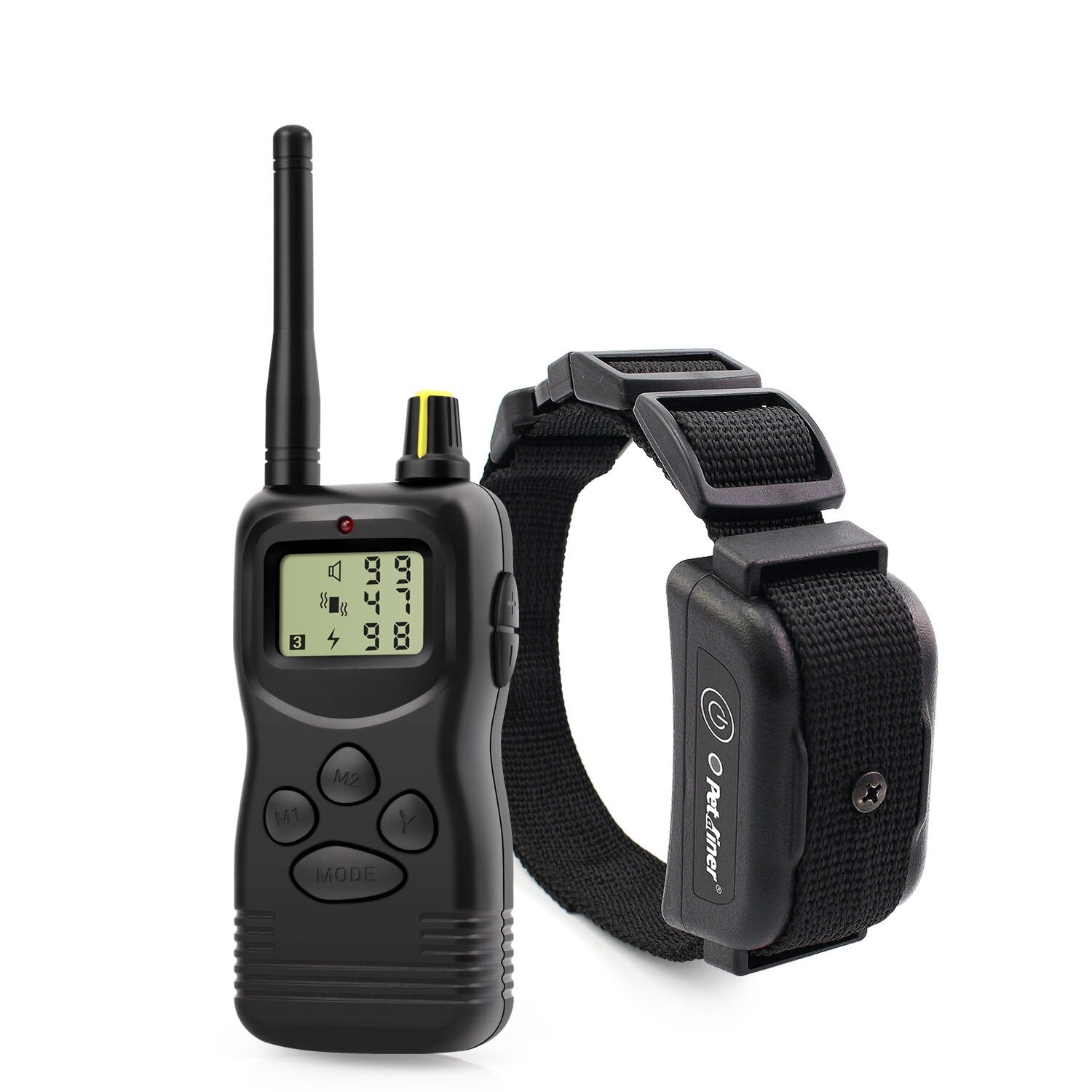 KFX-0772157 Remote Control Dog Trainer Collar with Vibration and Static Modes for Medium to Large Dogs