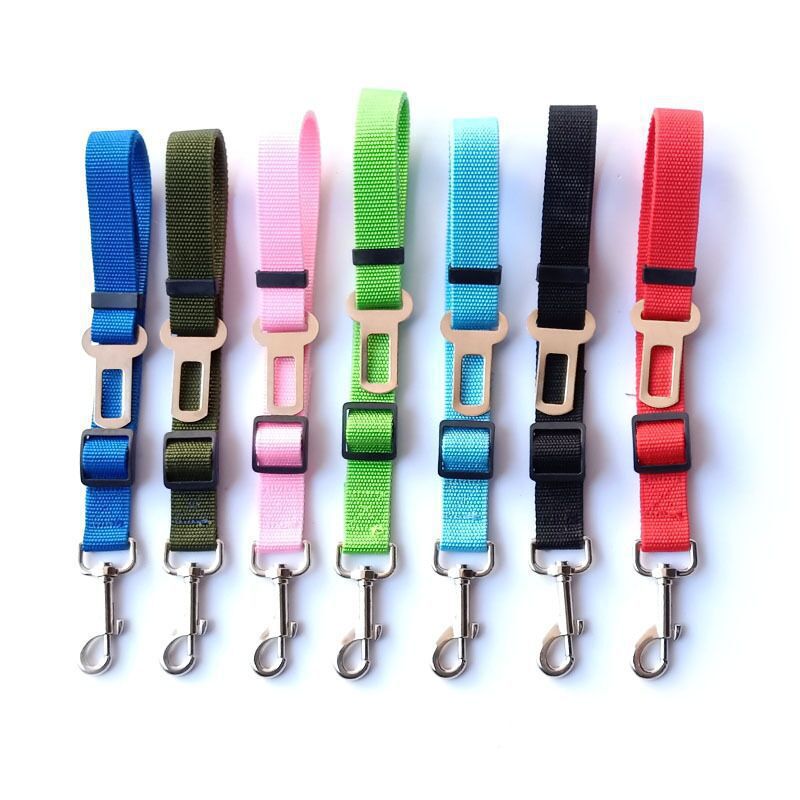 KFX-0772797 Adjustable Pet Safety Seat Belt Restraint for Car Travel - Multi-Color Options