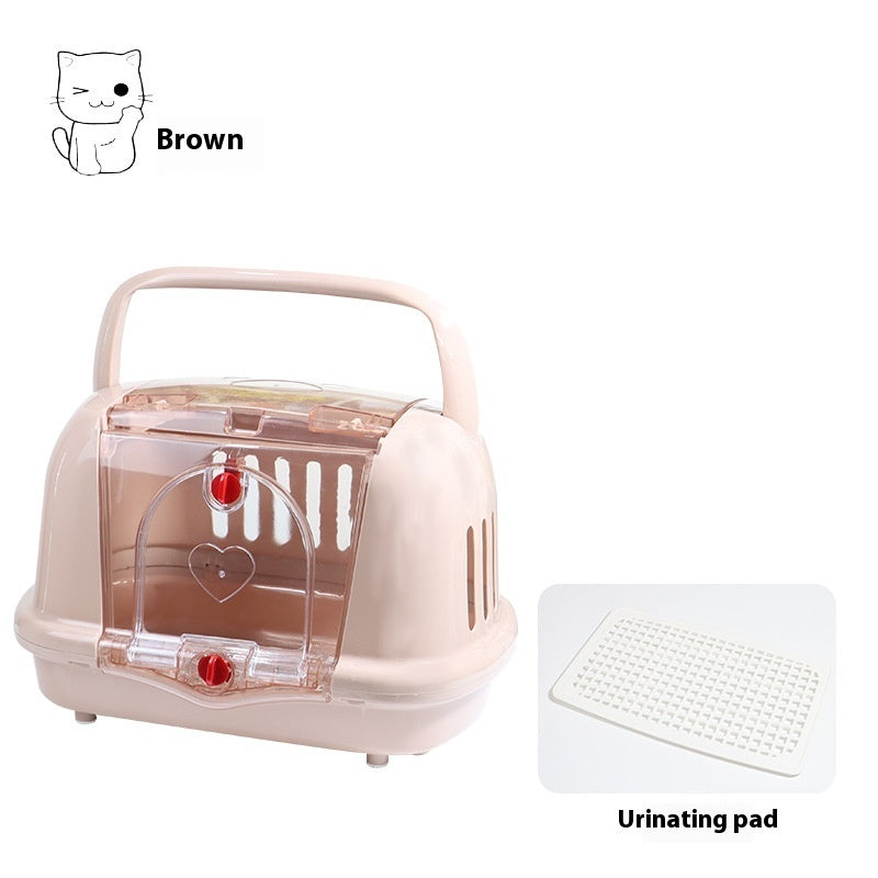 KFX-0774973 Portable Four Seasons Ceramic Dog Pet Flight Case Backpack with Urine Pad - Multiple Colors
