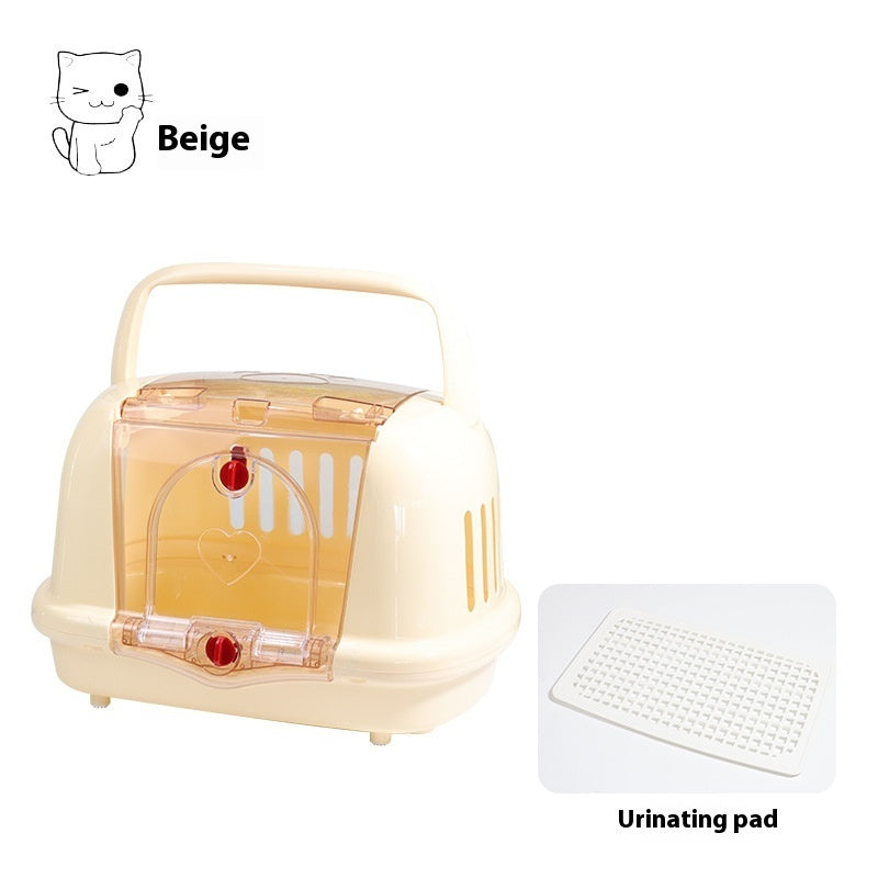 KFX-0774973 Portable Four Seasons Ceramic Dog Pet Flight Case Backpack with Urine Pad - Multiple Colors