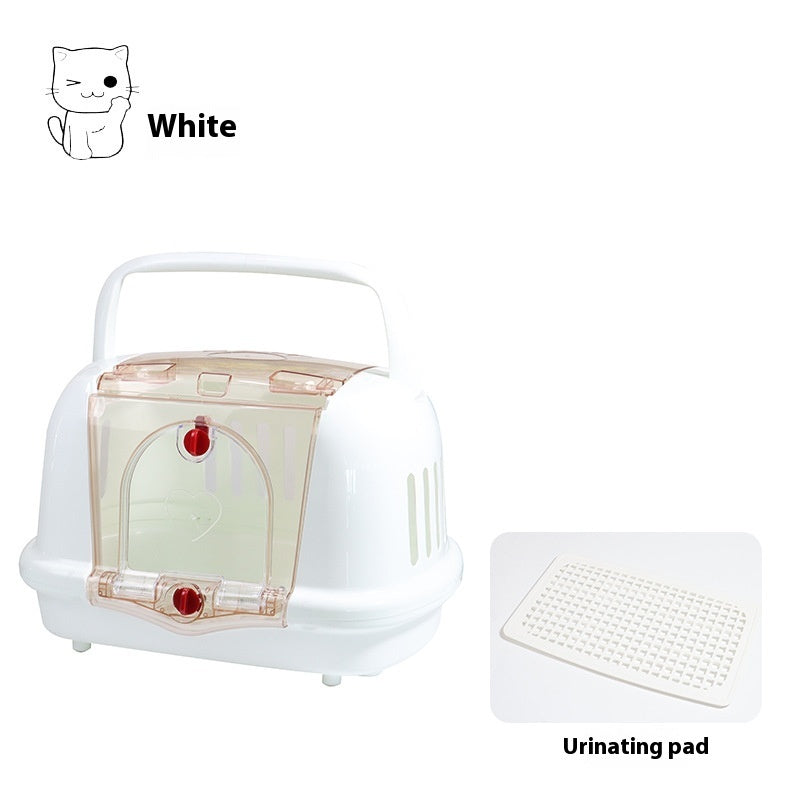 KFX-0774973 Portable Four Seasons Ceramic Dog Pet Flight Case Backpack with Urine Pad - Multiple Colors