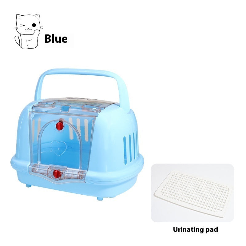 KFX-0774973 Portable Four Seasons Ceramic Dog Pet Flight Case Backpack with Urine Pad - Multiple Colors
