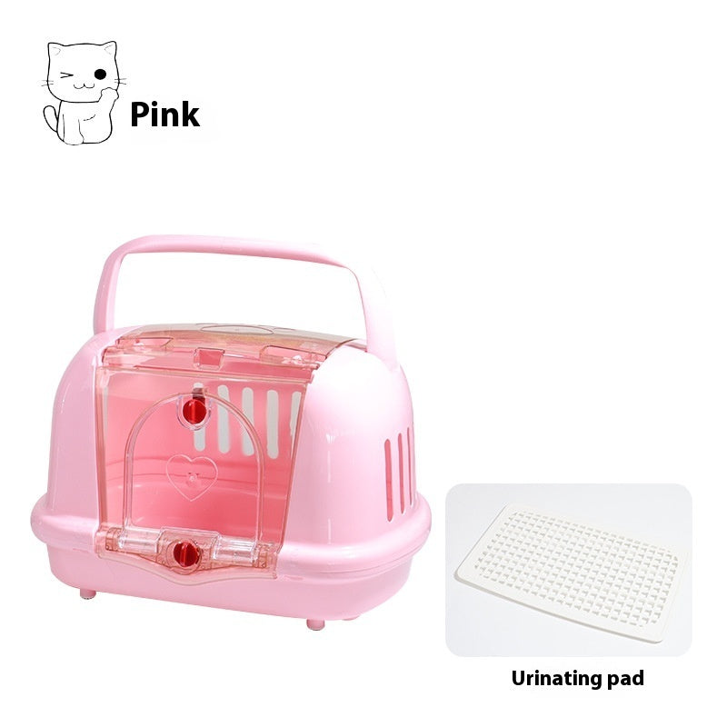 KFX-0774973 Portable Four Seasons Ceramic Dog Pet Flight Case Backpack with Urine Pad - Multiple Colors