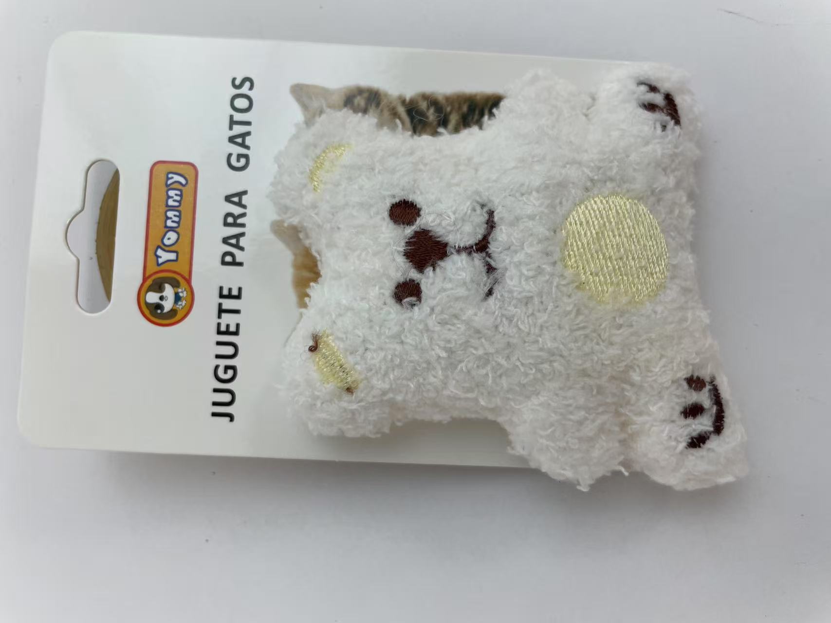 KFX-0776765 Plush Cat Toy Bear - Soft, Cuddly Companion for Feline Fun