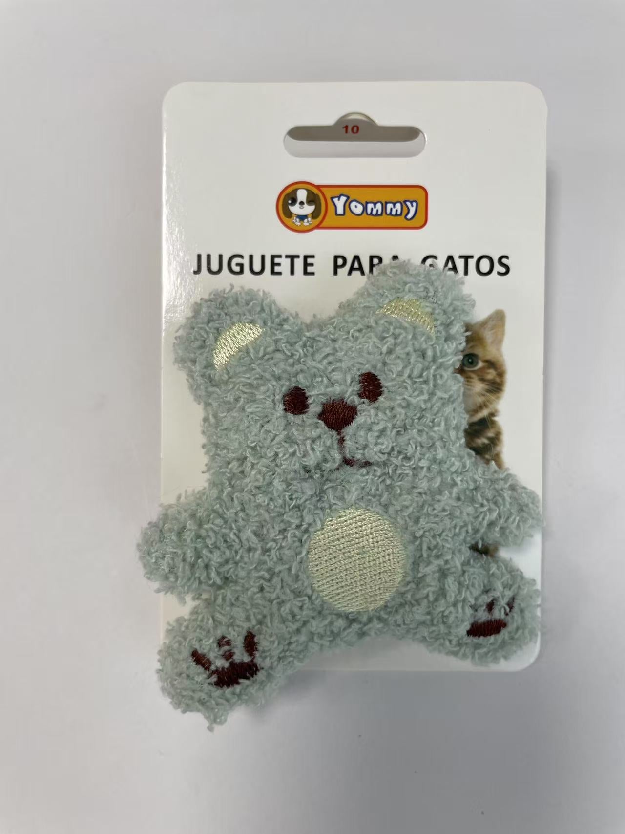 KFX-0776765 Plush Cat Toy Bear - Soft, Cuddly Companion for Feline Fun