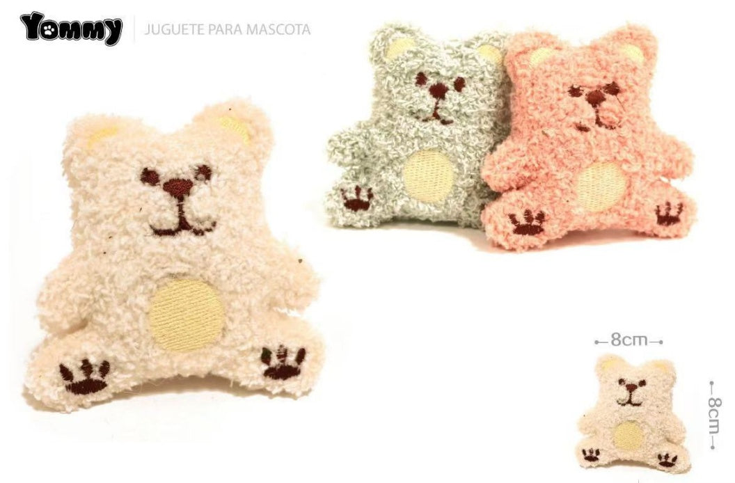 KFX-0776765 Plush Cat Toy Bear - Soft, Cuddly Companion for Feline Fun