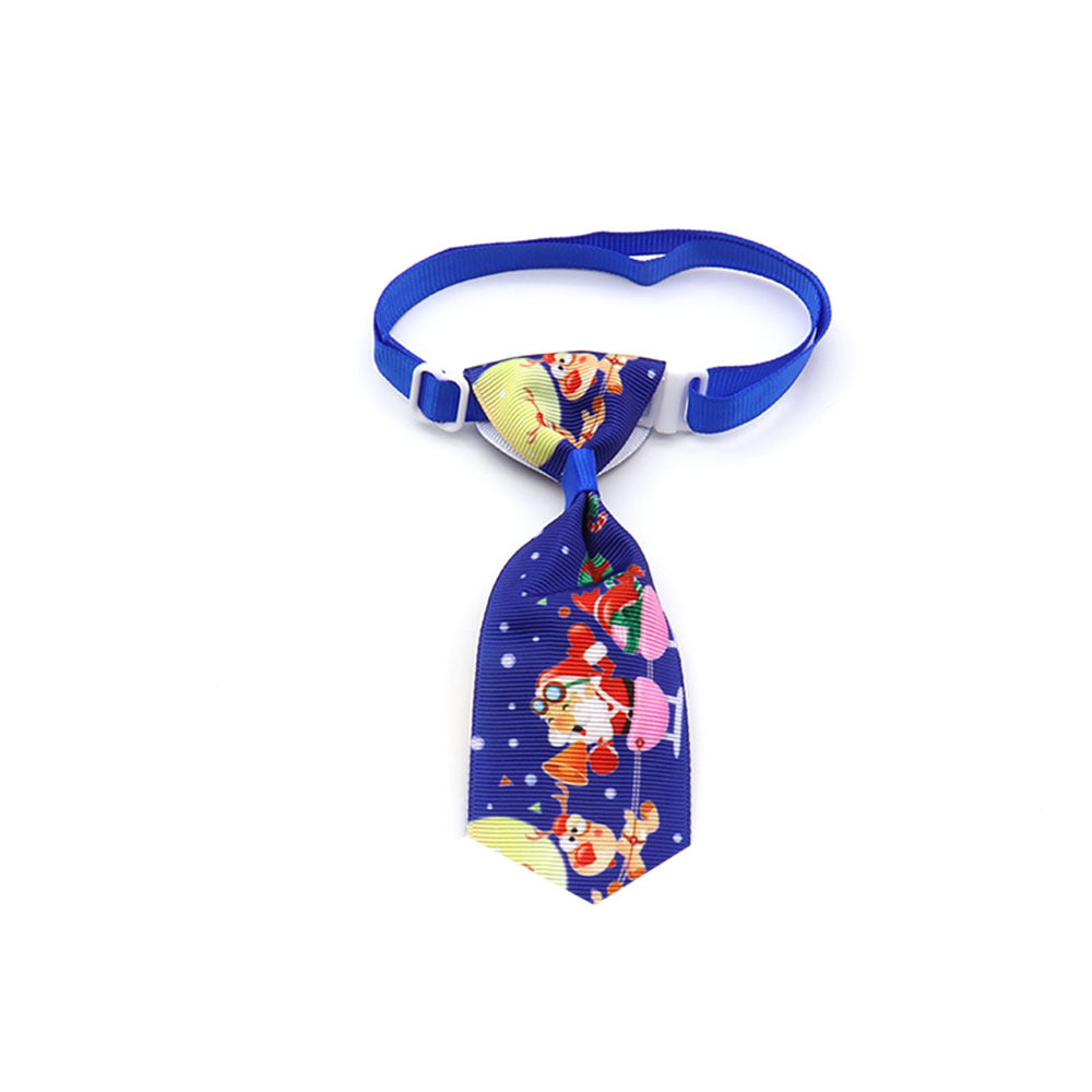 KFX-0778173 Christmas Pet Bow Tie - Colorful Ribbon Design for Year-Round Festivities