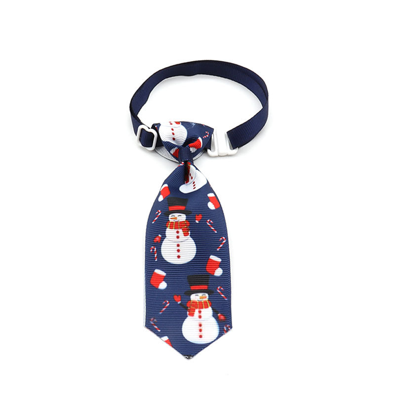 KFX-0778173 Christmas Pet Bow Tie - Colorful Ribbon Design for Year-Round Festivities