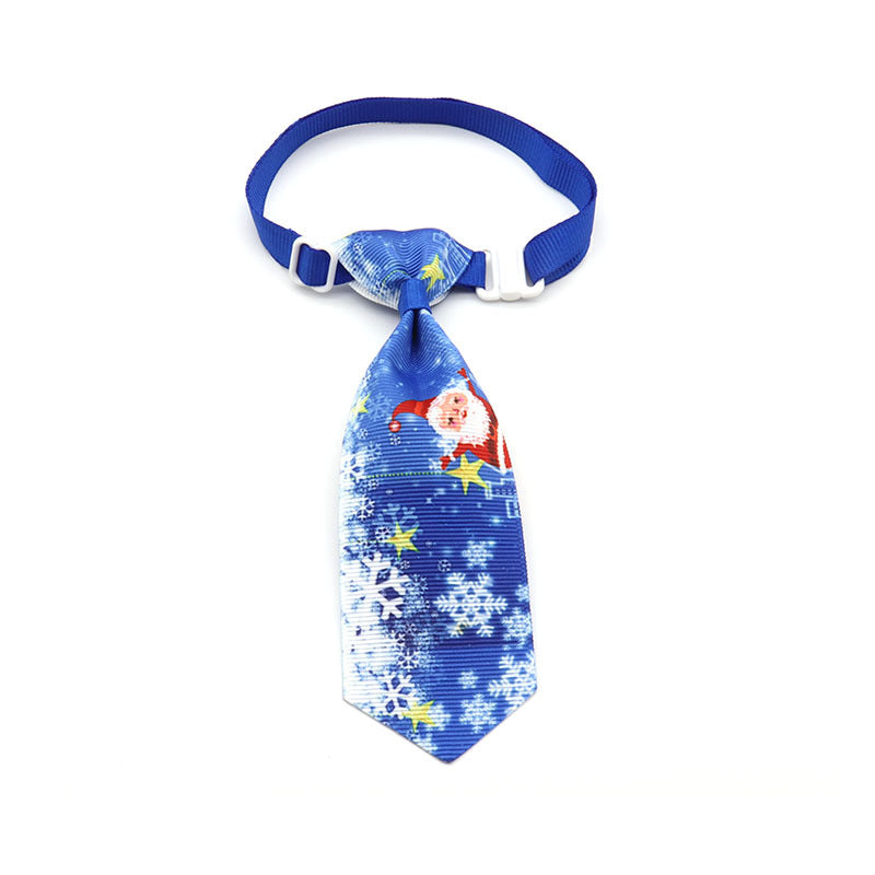 KFX-0778173 Christmas Pet Bow Tie - Colorful Ribbon Design for Year-Round Festivities
