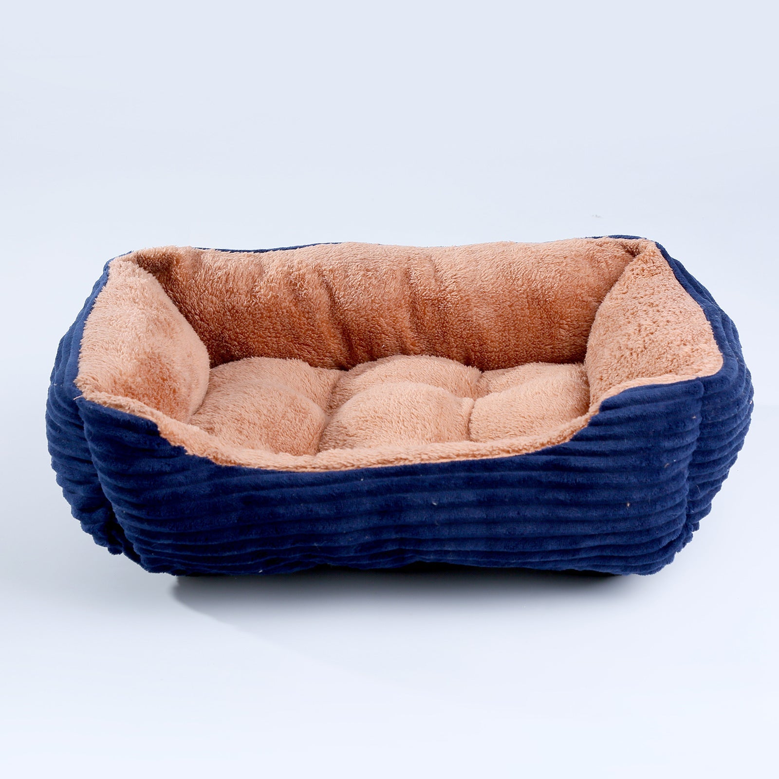 KFX-0779965 Cozy Candy Color Square Pet Bed for Dogs and Cats - Various Sizes Available