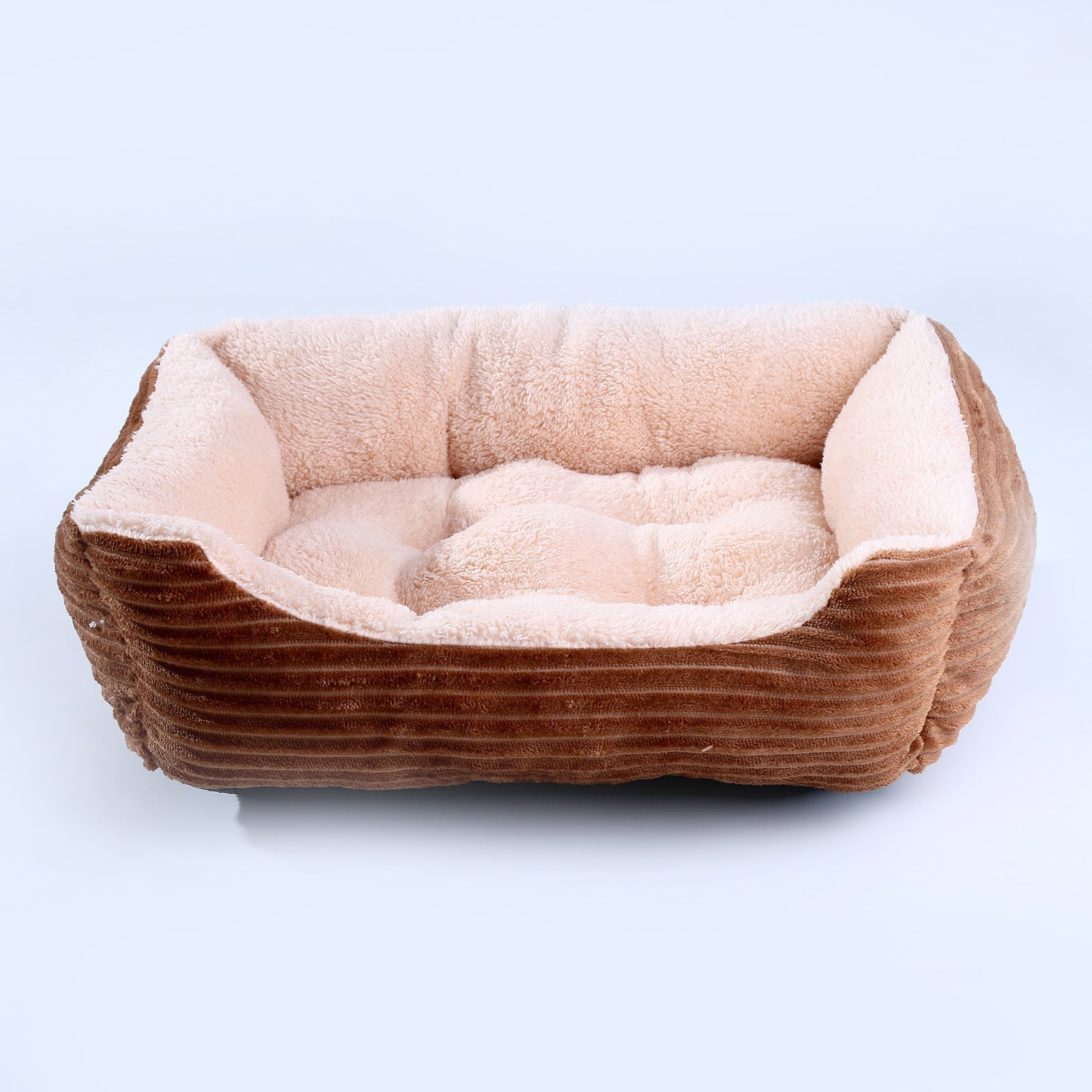 KFX-0779965 Cozy Candy Color Square Pet Bed for Dogs and Cats - Various Sizes Available