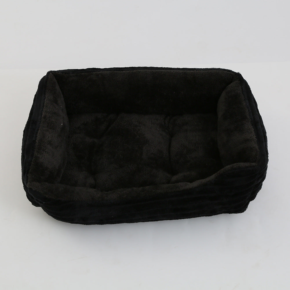 KFX-0779965 Cozy Candy Color Square Pet Bed for Dogs and Cats - Various Sizes Available