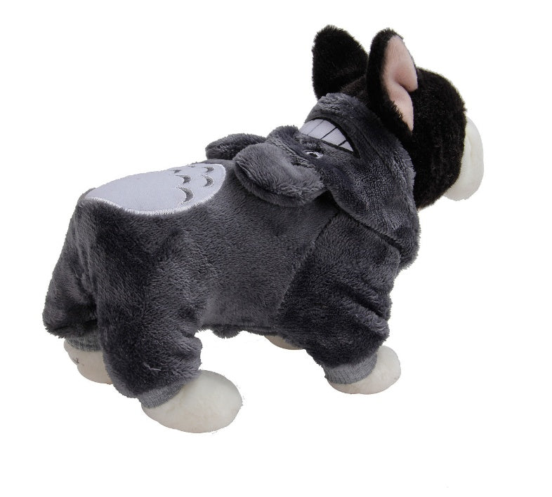 KFX-0780093 Cozy Coral Fleece Dog Apparel in Orange, Pink, Brown, and Gray - Multiple Sizes Available