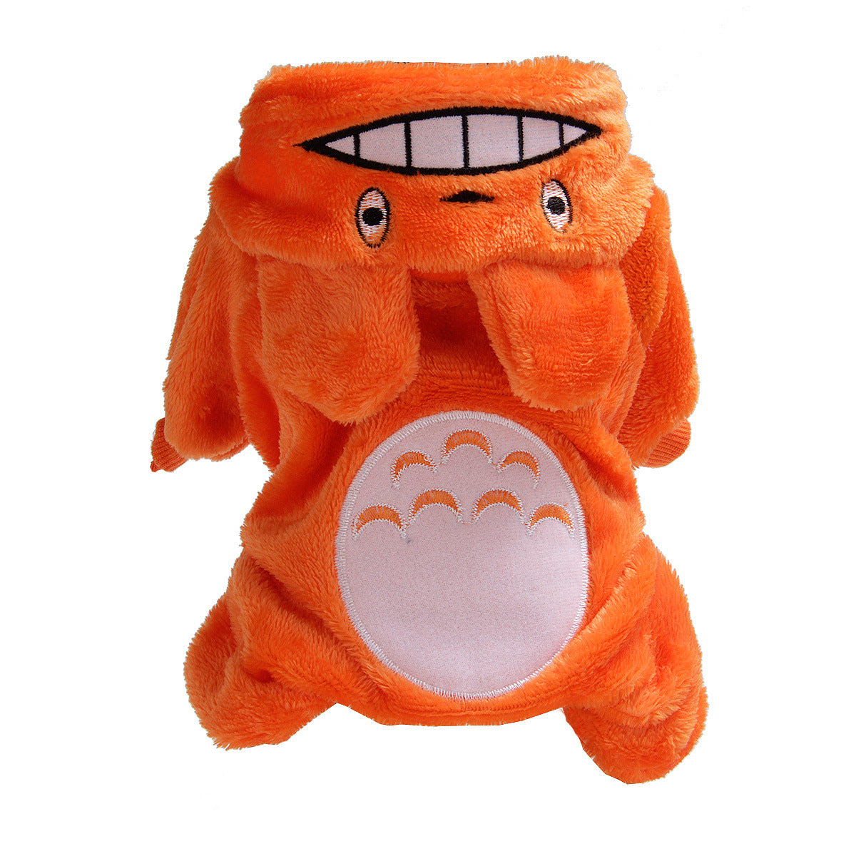 KFX-0780093 Cozy Coral Fleece Dog Apparel in Orange, Pink, Brown, and Gray - Multiple Sizes Available