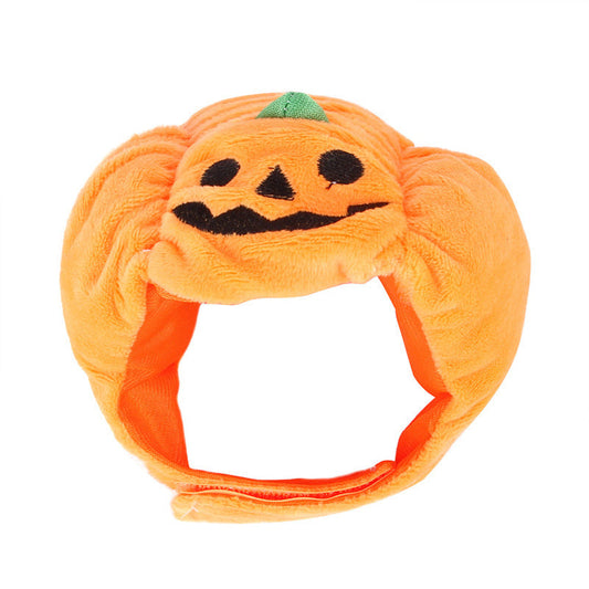 KFX-0780733 Cute Pumpkin Hat for Pets - Animal Costume in Polyester, Available in Two Sizes