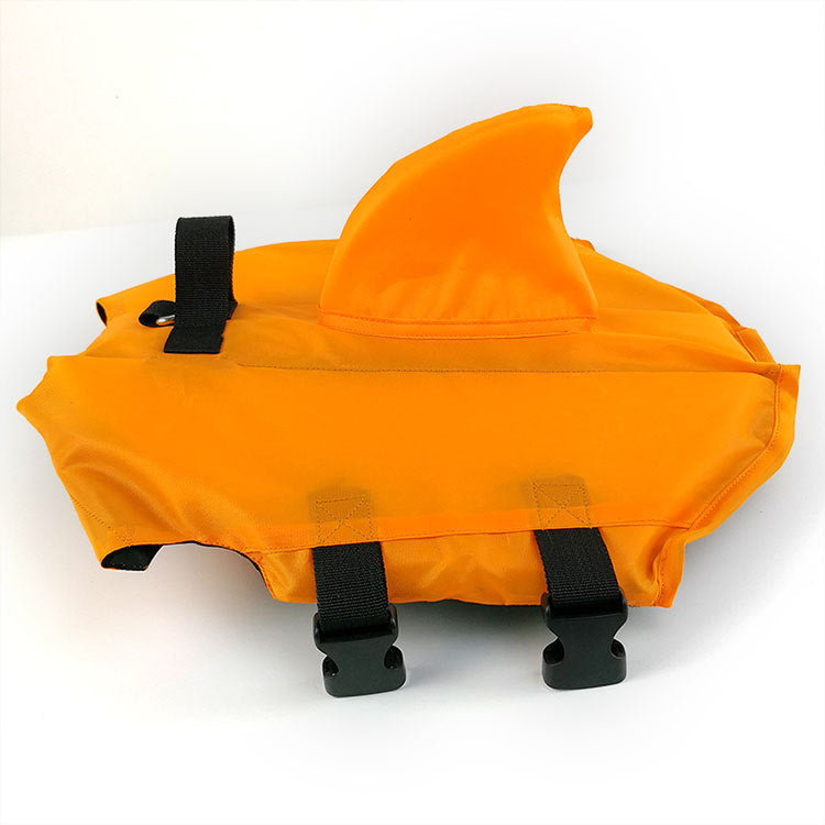 KFX-0789053 Lightweight Shark Fin Pet Swimsuit for Dogs - Comfortable Swim Jacket for Large and Small Breeds