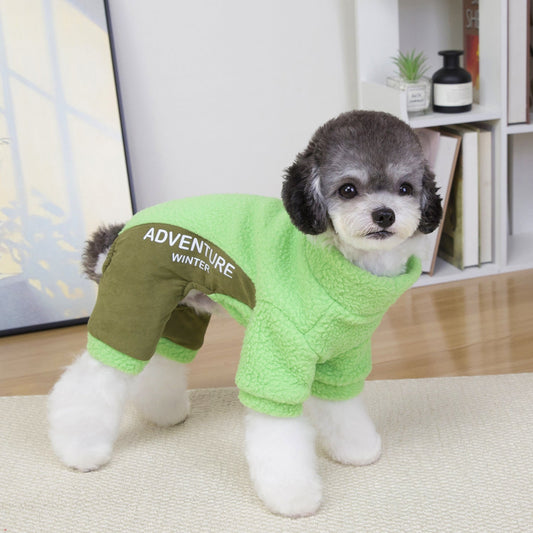 KFX-0791997 Thickened Cold-Proof Pet Clothes for Dogs – Available in Multiple Colors and Sizes