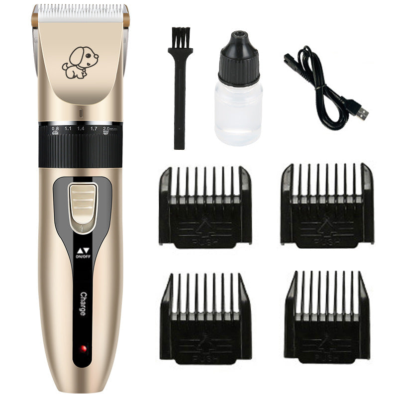 KFX-0793021 Pet Electric Hair Clipper Set with Ceramic Blade and Accessories