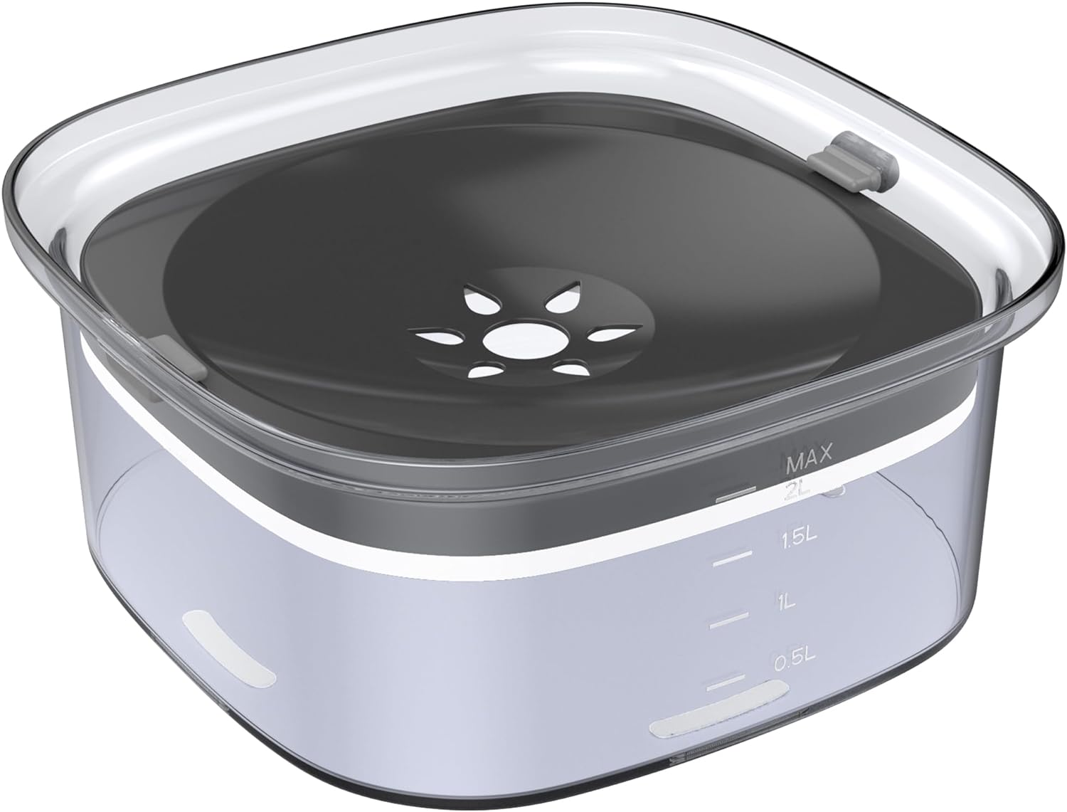 KFX-0794685 Large Capacity Spill Proof Dog Water Bowl with Slow Feeder Design and Anti-Spill Features - 2L, Multiple Colors Available