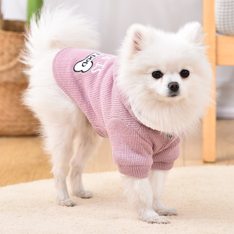 KFX-0795581 Pet Clothing for Cats and Dogs - Available in Pink, Blue, and Red, Size XS, S, M