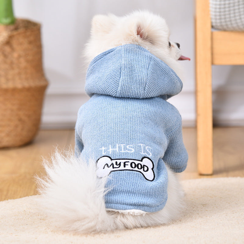 KFX-0795581 Pet Clothing for Cats and Dogs - Available in Pink, Blue, and Red, Size XS, S, M