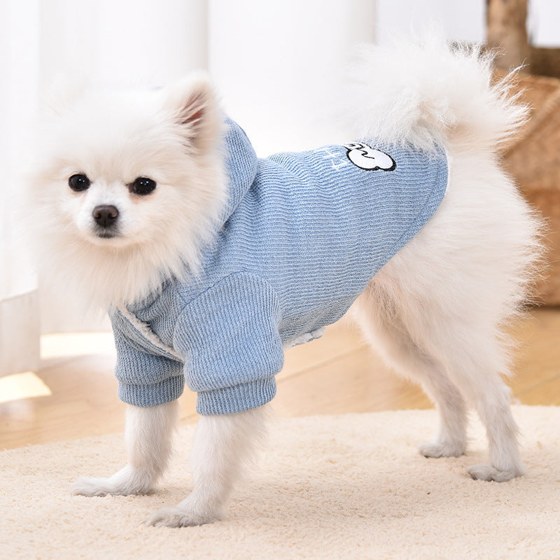 KFX-0795581 Pet Clothing for Cats and Dogs - Available in Pink, Blue, and Red, Size XS, S, M