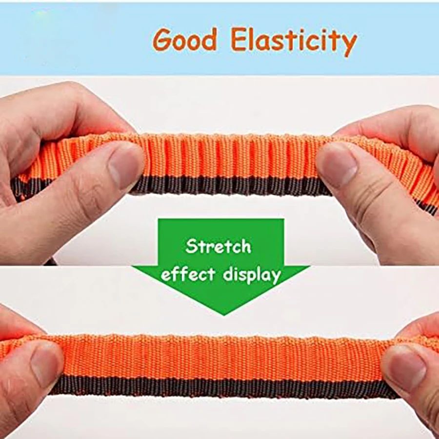KFX-0796989 Elastic Anti-Violence Dog Training Leash for Medium and Large Dogs with 360° Rotating Clip