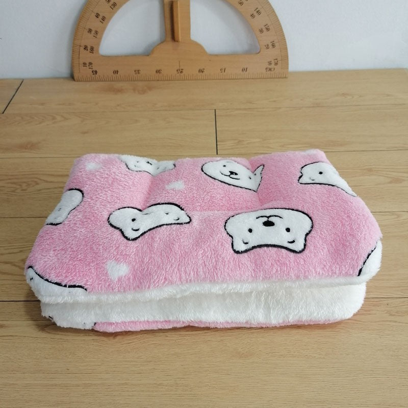 KFX-0797245 Autumn and Winter Thickened Dog Cushion Pad - Various Sizes Available