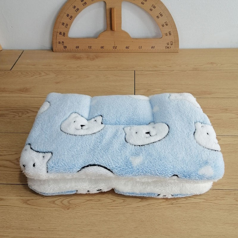 KFX-0797245 Autumn and Winter Thickened Dog Cushion Pad - Various Sizes Available